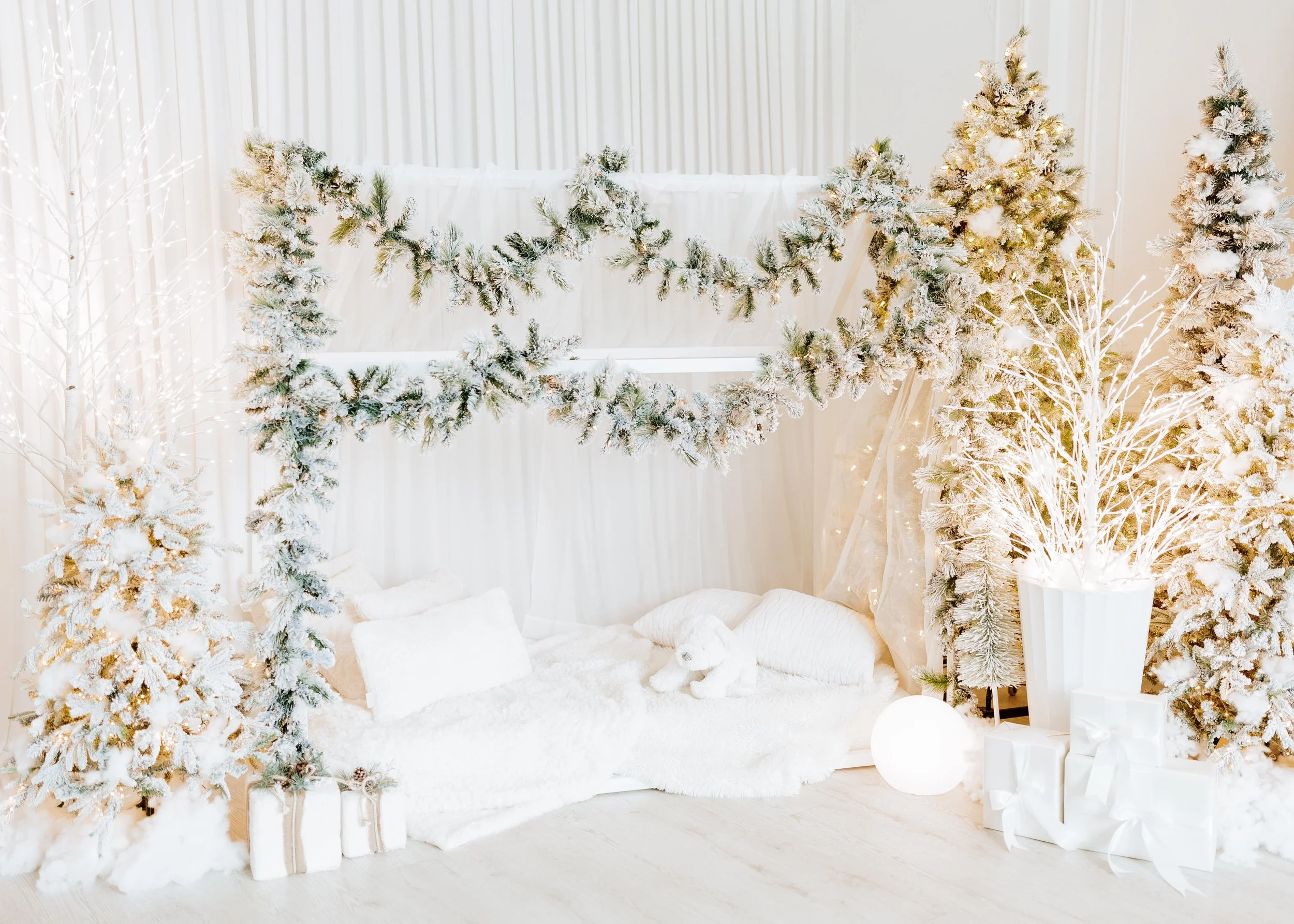 Snowfall Dreams - Available Oct 17-Dec 31, located to the left of the French Moulding wall. 