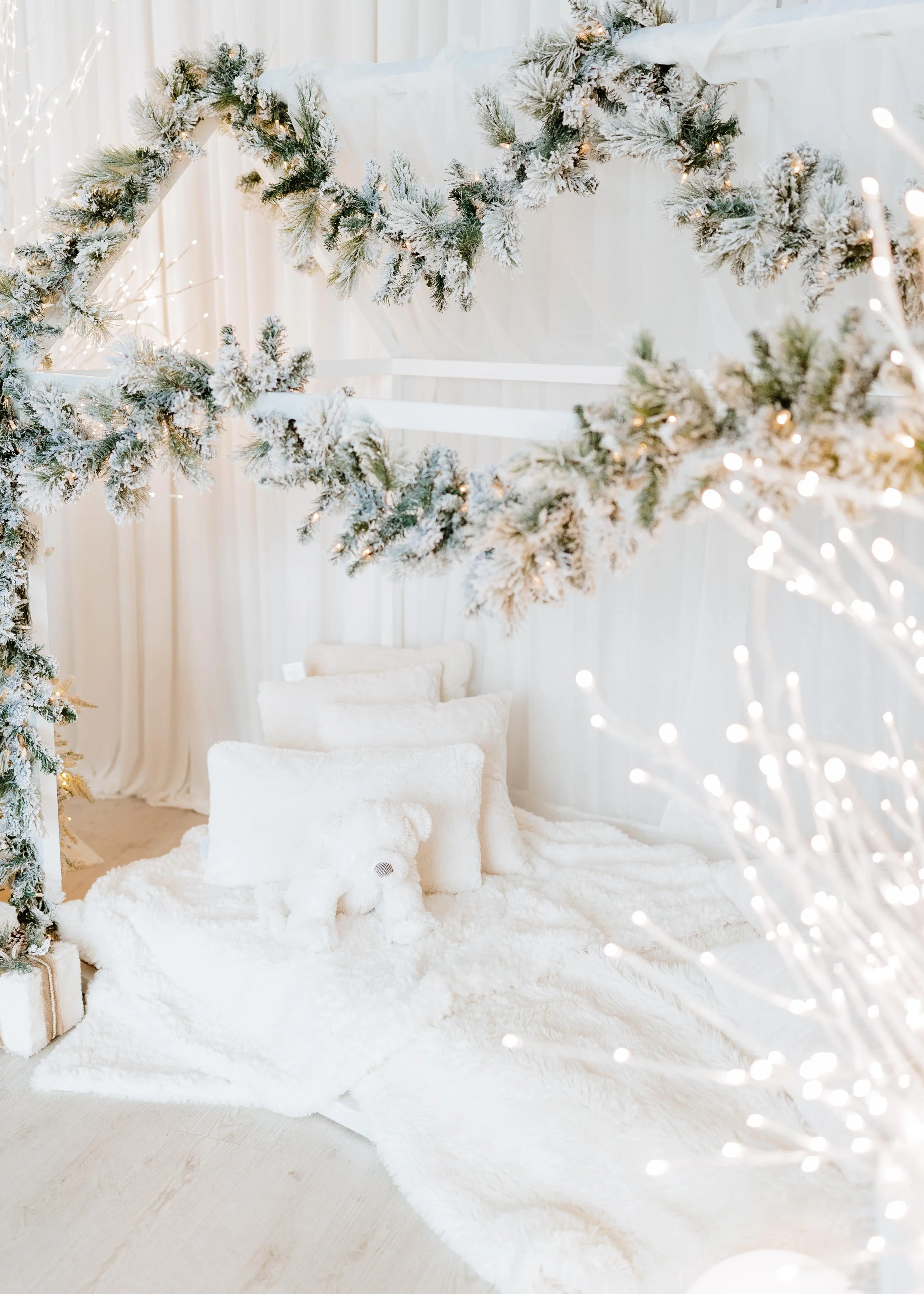 Snowfall Dreams - Available Oct 17-Dec 31, located to the left of the French Moulding wall. 