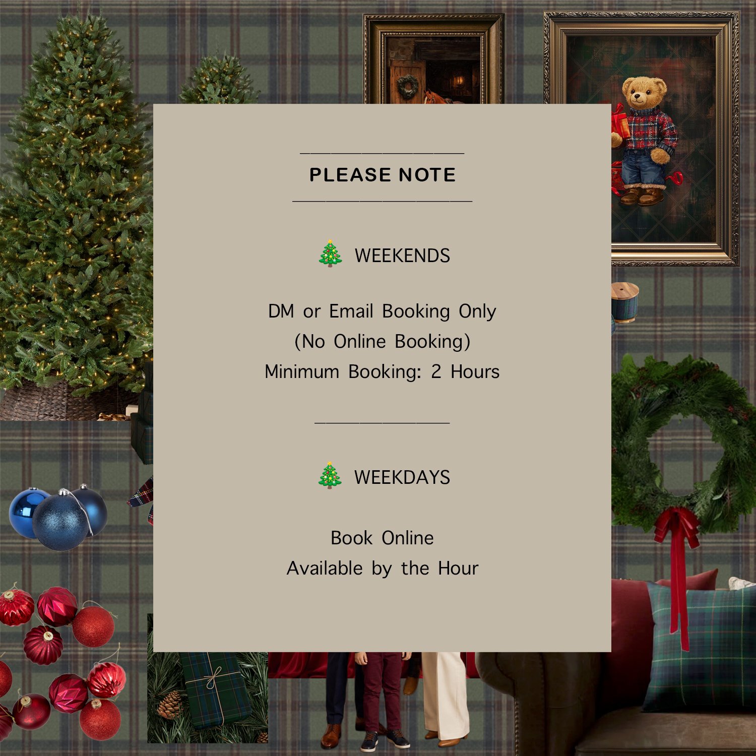 The Tartan Room – Available Oct. 17–Dec. 31, in front of the Dark Mood Wall.