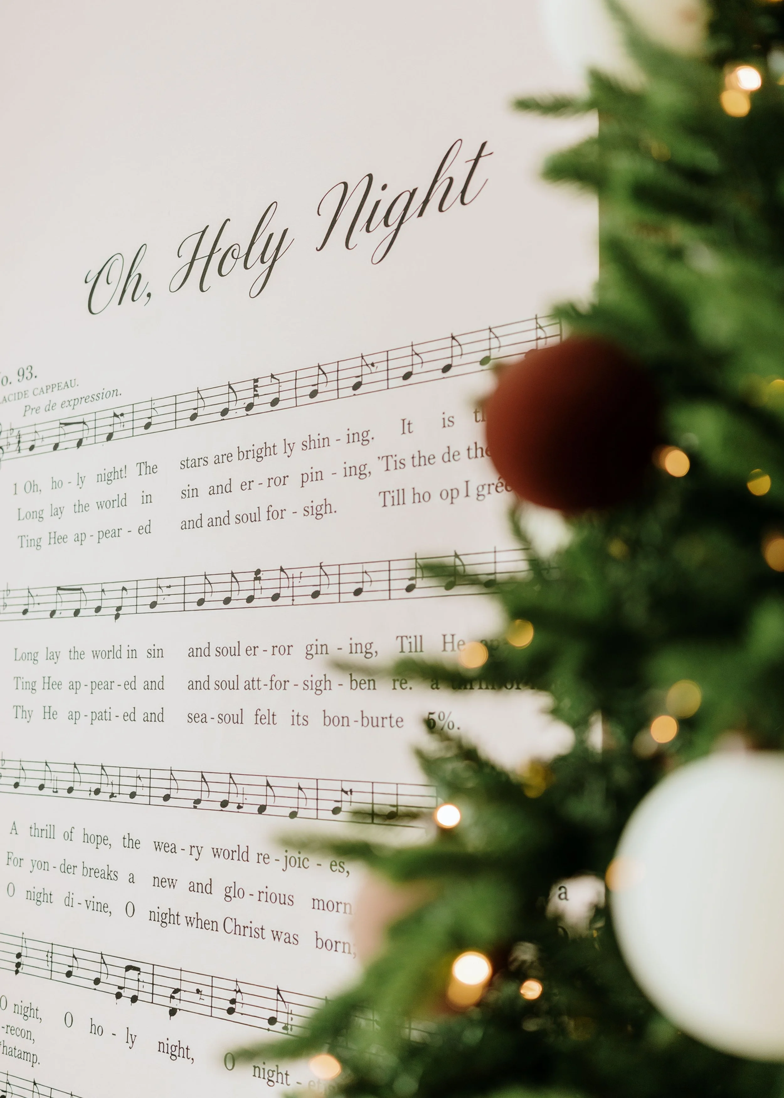 Holy Night - Available Oct 17-Dec 31, beside the small window. 