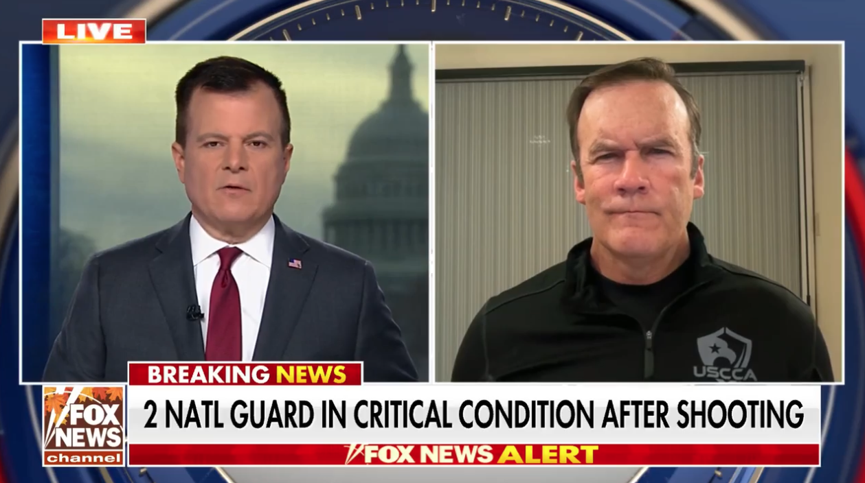 November 2025: Rob with Mike Emanuel on a Fox News Alert breaking down the investigation into the attack on National Guardsmen in D.C.