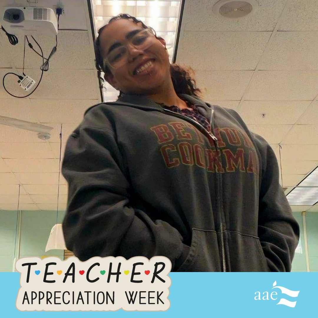 &quot;I love to see younger generations learn and grow, especially knowing that I have a hand in their growth. It is something really magical.&quot; #HappyTeacherAppreciationWeek
Zhane Austin
