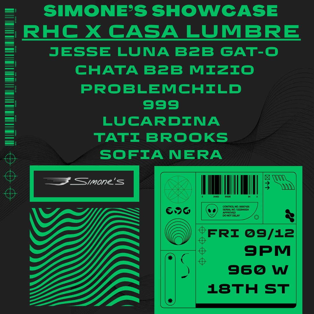 Simone's Showcase: RHC x Casa Lumbre