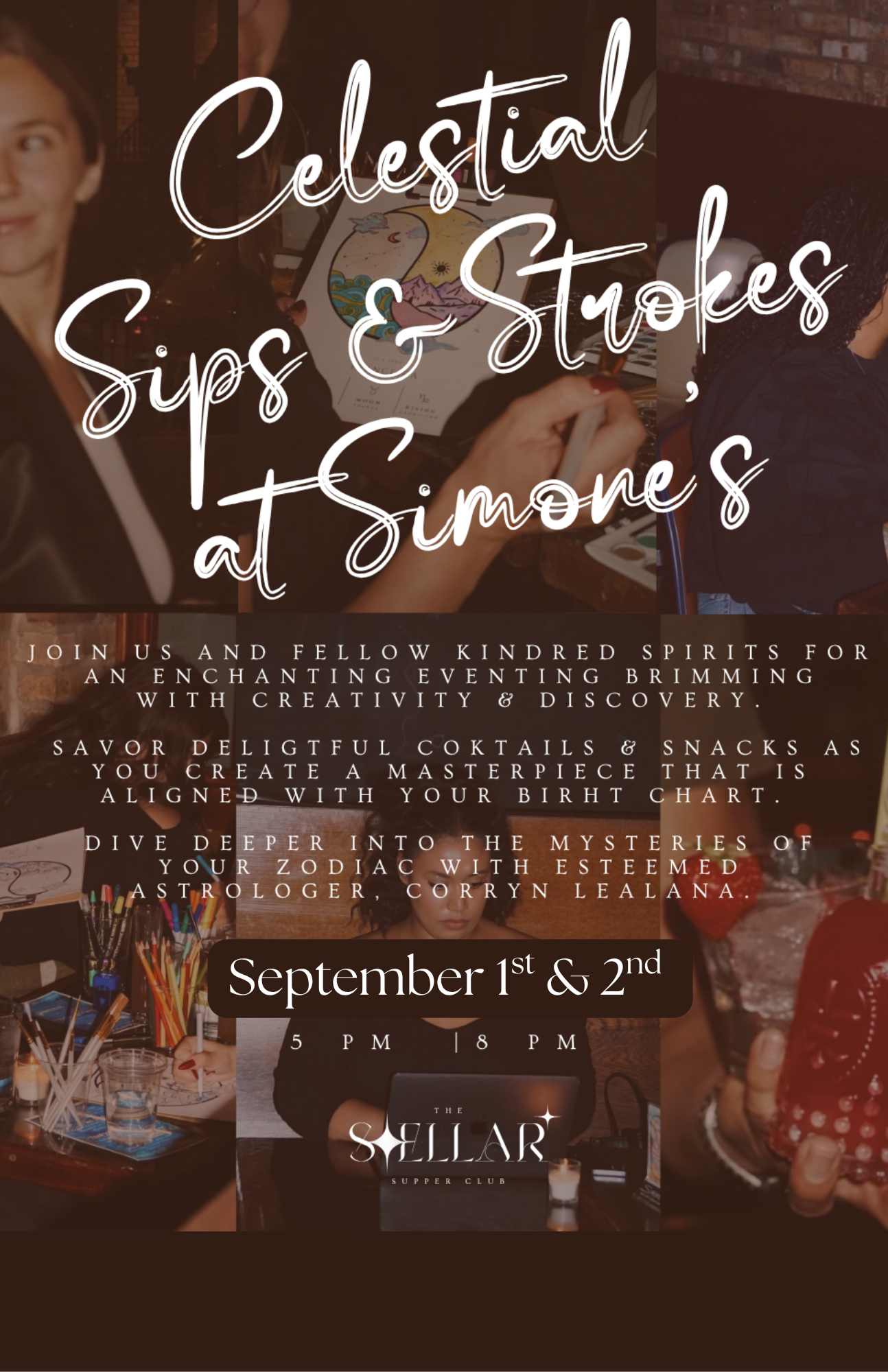 CELESTIAL SIPS AND STROKES (1st Session)
