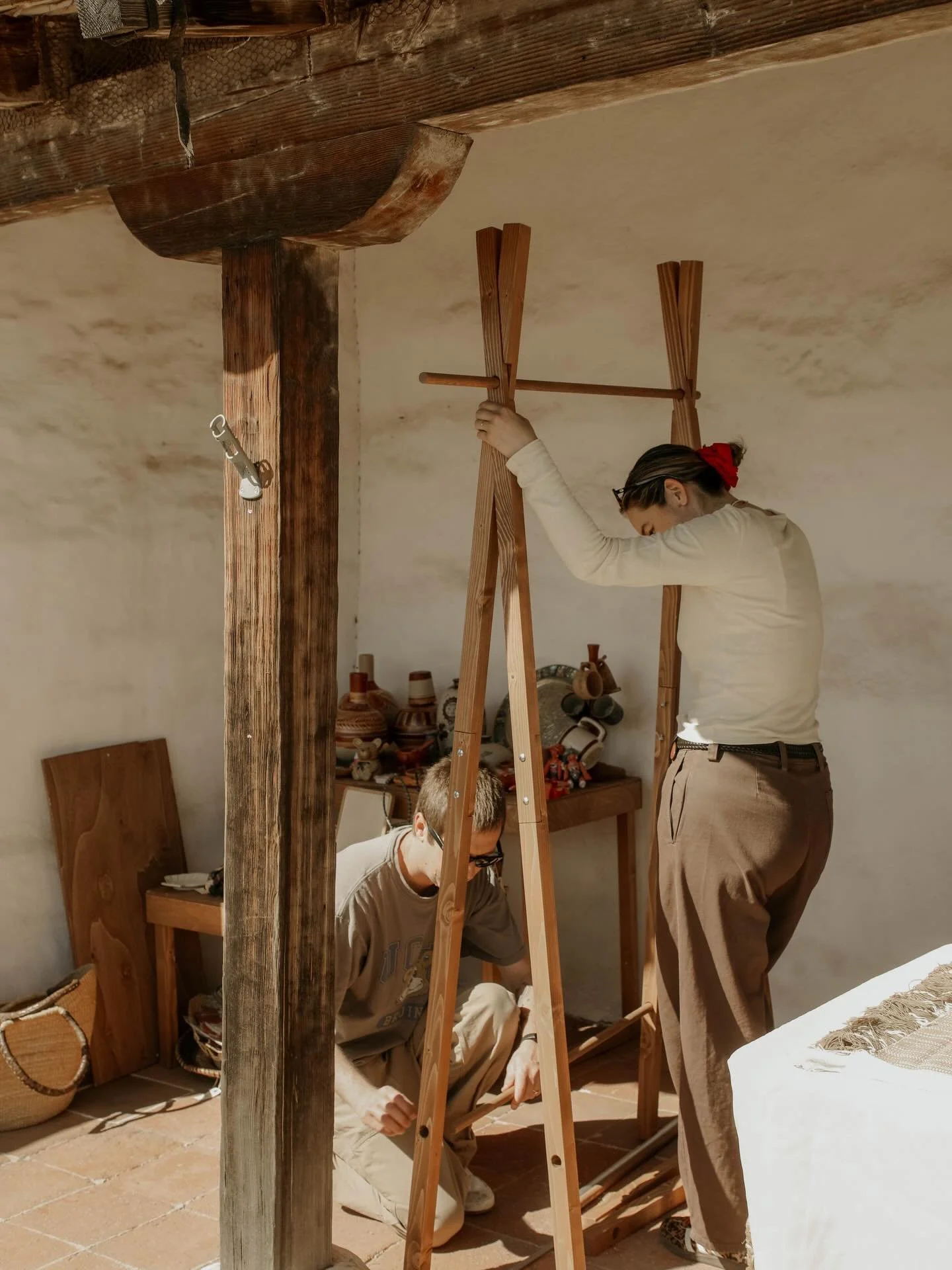 not trying to be corny or anything but i really appreciate my husband 🥺 bts of these pop-ups can be a lot if you&rsquo;ve ever experienced it lol definitely not for everyone. i&rsquo;m sure he dislikes parts of it (like me yelling at him 😭), but th