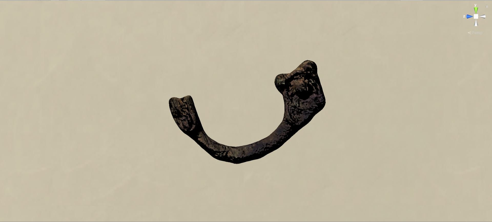 8th 9th Century Penannular Brooch Front 01.JPG
