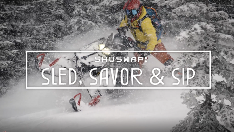 Shuswap snowmobile road trip