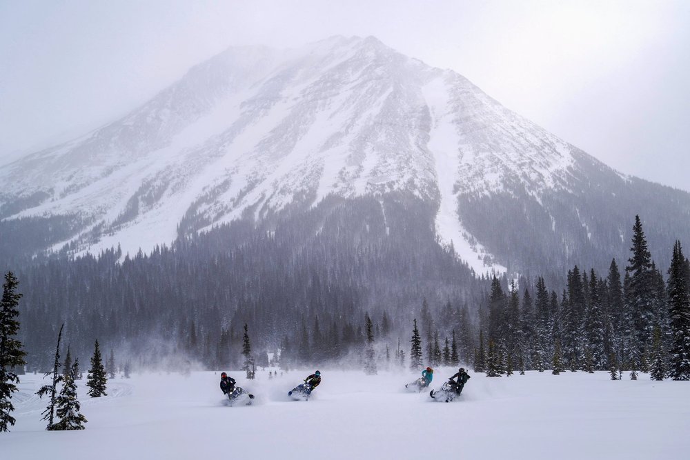 Tumbler Ridge, British Columbia in winter