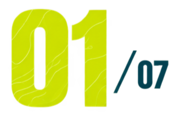 Text displaying "01/07" in bright green and dark teal colors.