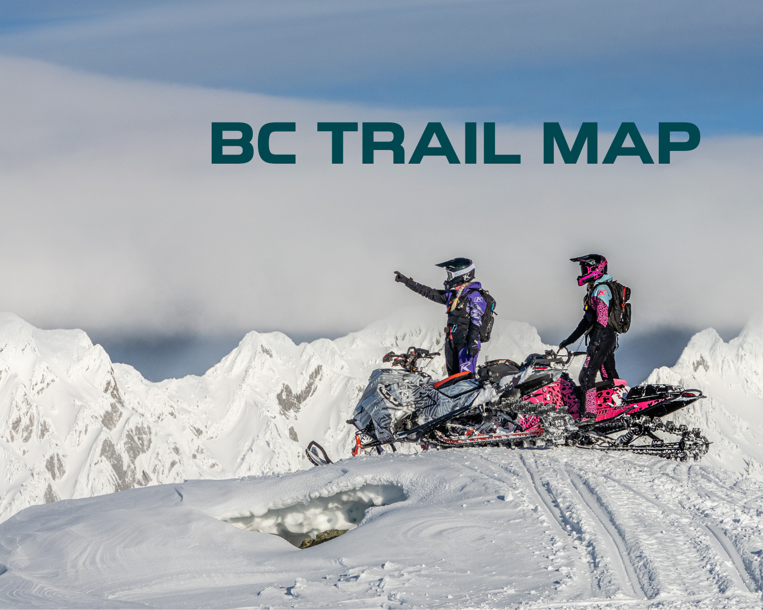 BC Snowmobile Trial Map