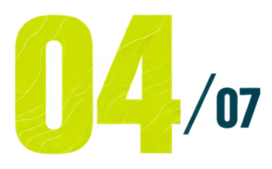 Yellow number 04 followed by a smaller fraction 07 in green and blue.