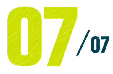 Text displaying '07/07' in large, yellow and green stylized font.