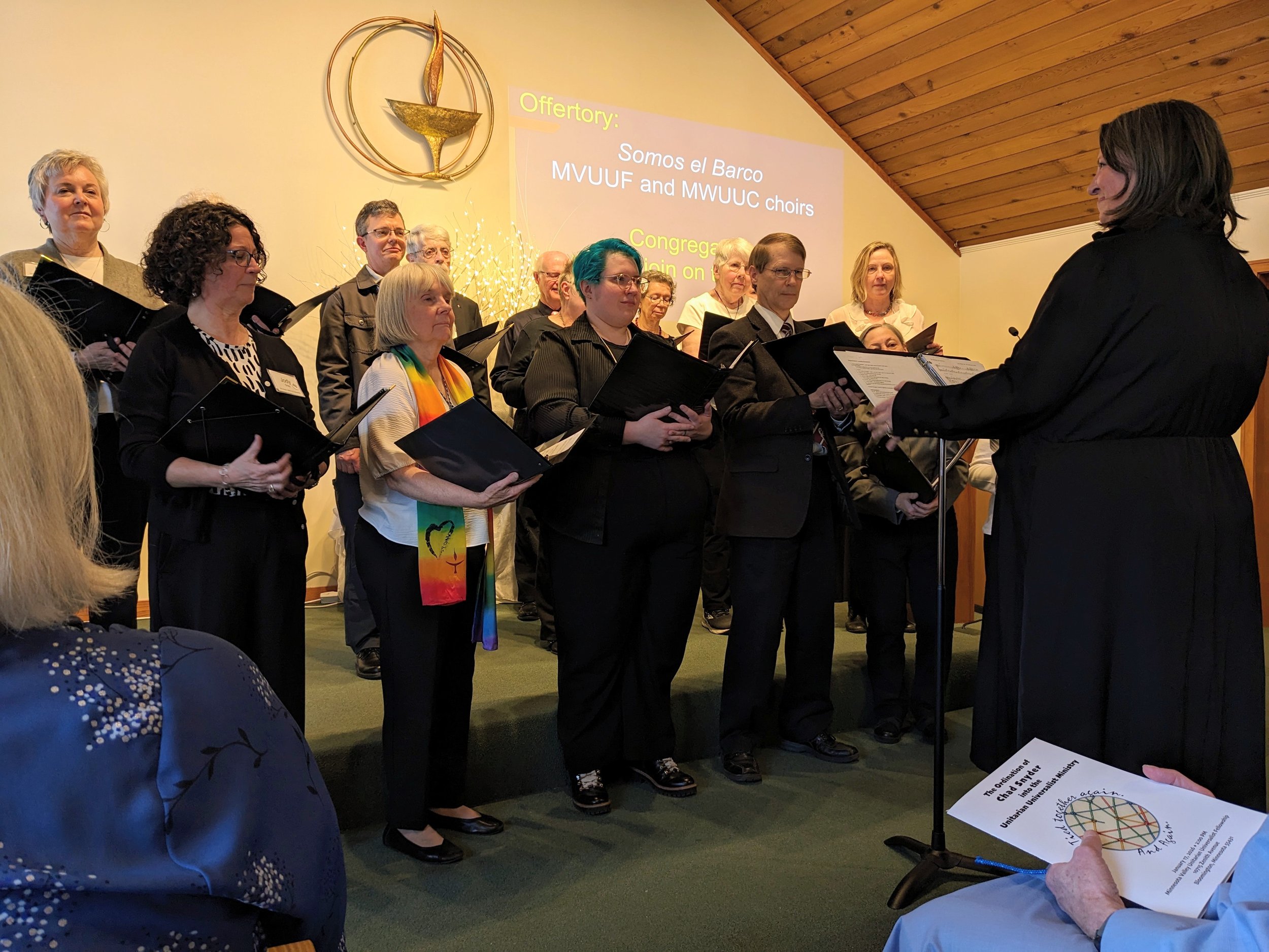 Merging Waters  long-time member Chad Snyder Ordination Celebration