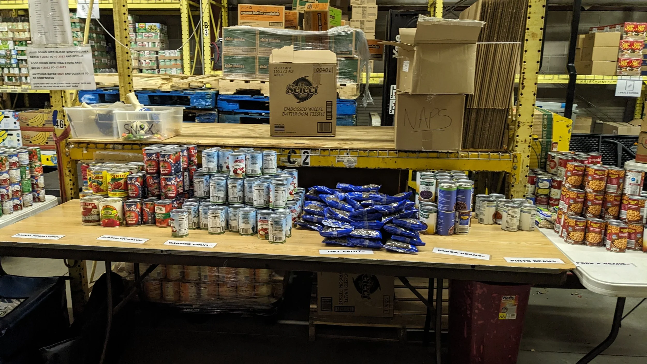 MSUS volunteers packed over 4000 pounds of food at Southern Anoka Community Assistance (SACA) Food Shelf.