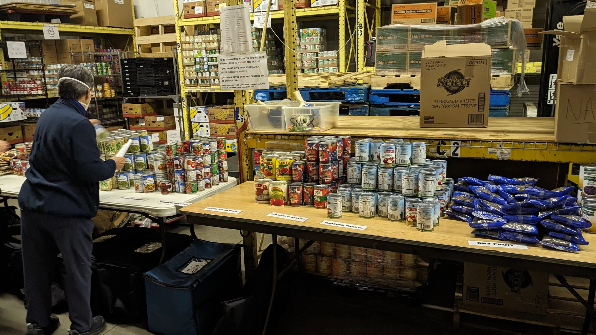 MSUS volunteers packed over 4000 pounds of food at Southern Anoka Community Assistance (SACA) Food Shelf.