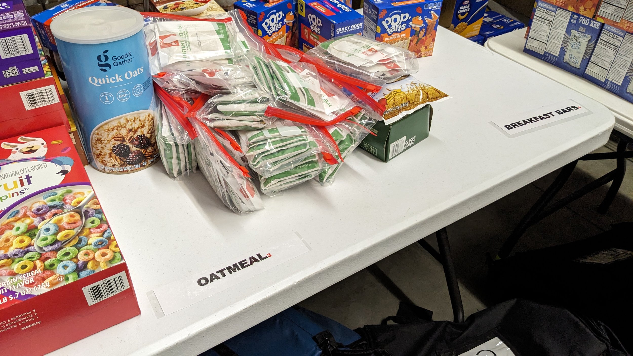 MSUS volunteers packed over 4000 pounds of food at Southern Anoka Community Assistance (SACA) Food Shelf.