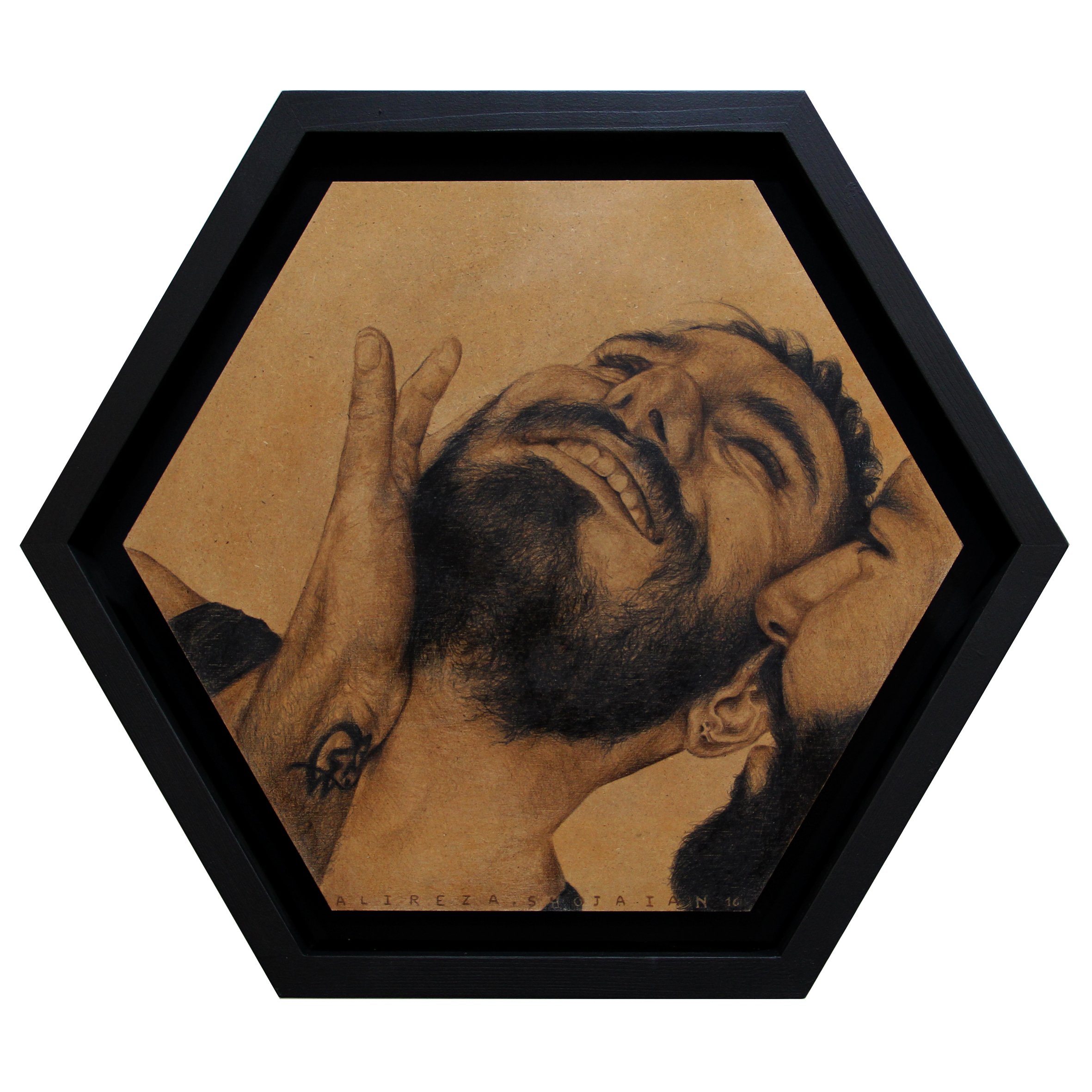Acrylic and Color Pencil on Wood 35 x 40cm