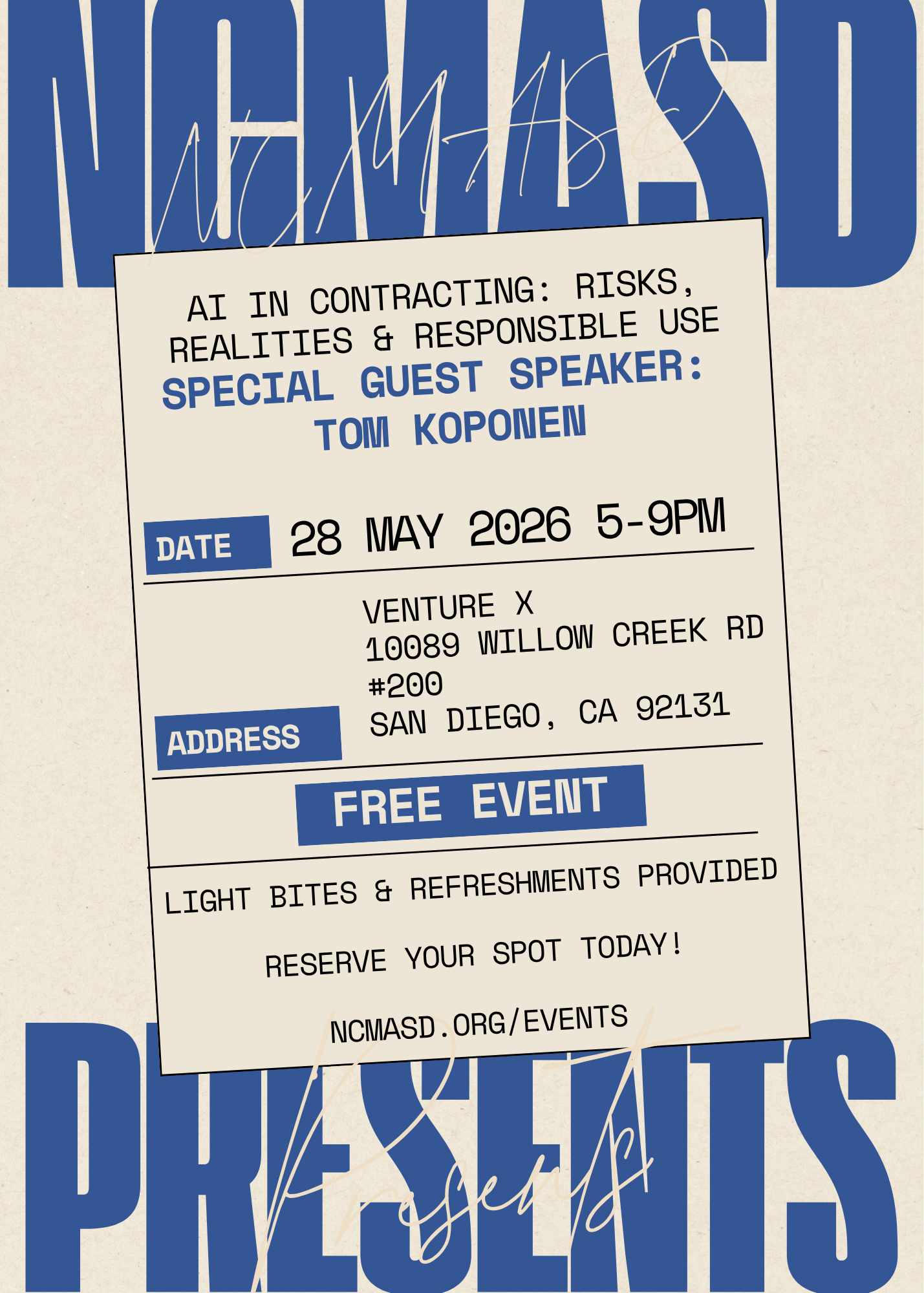 FREE EVENT: AI in Contracting: Risks, Realities &amp; Responsible Use