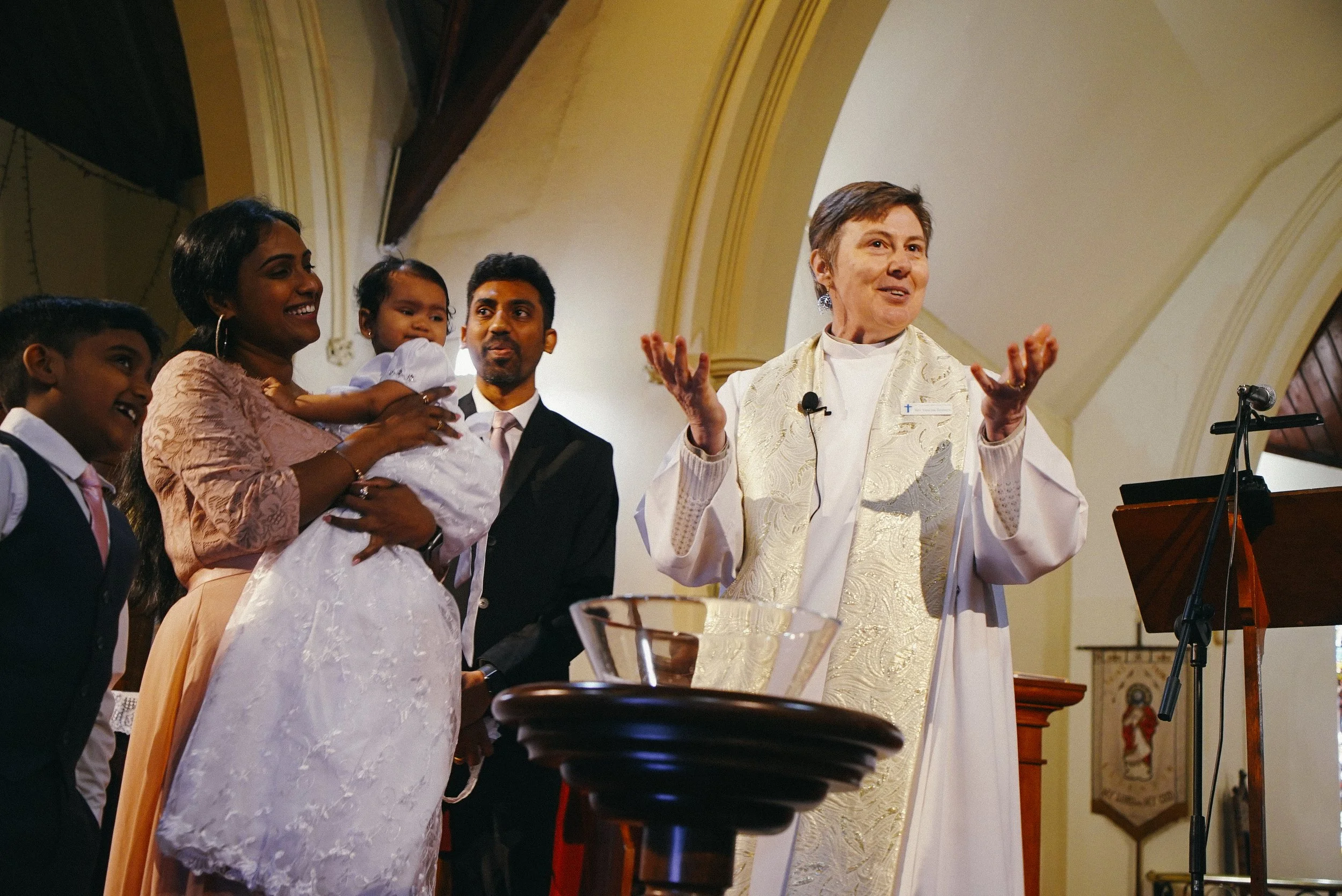 Baptism celebrates the new life we have in Christ.