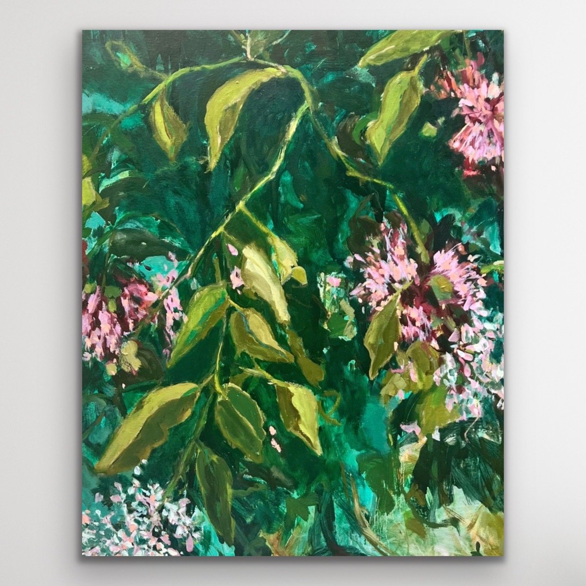 Verdant Garden, 90 x 100cm