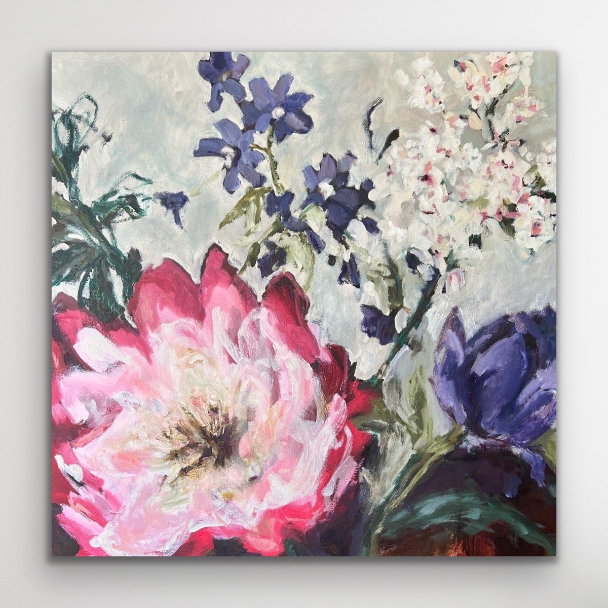 Spring Blossums, 100 x 100cm