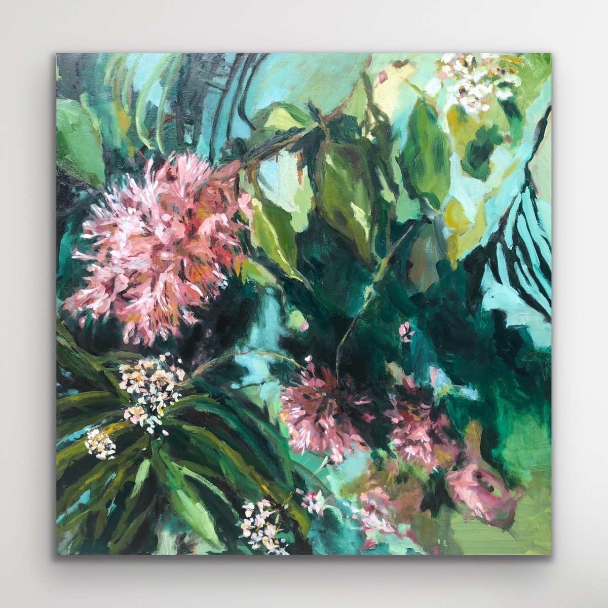 Bangalow Summer Beauty, 100 x 100cm