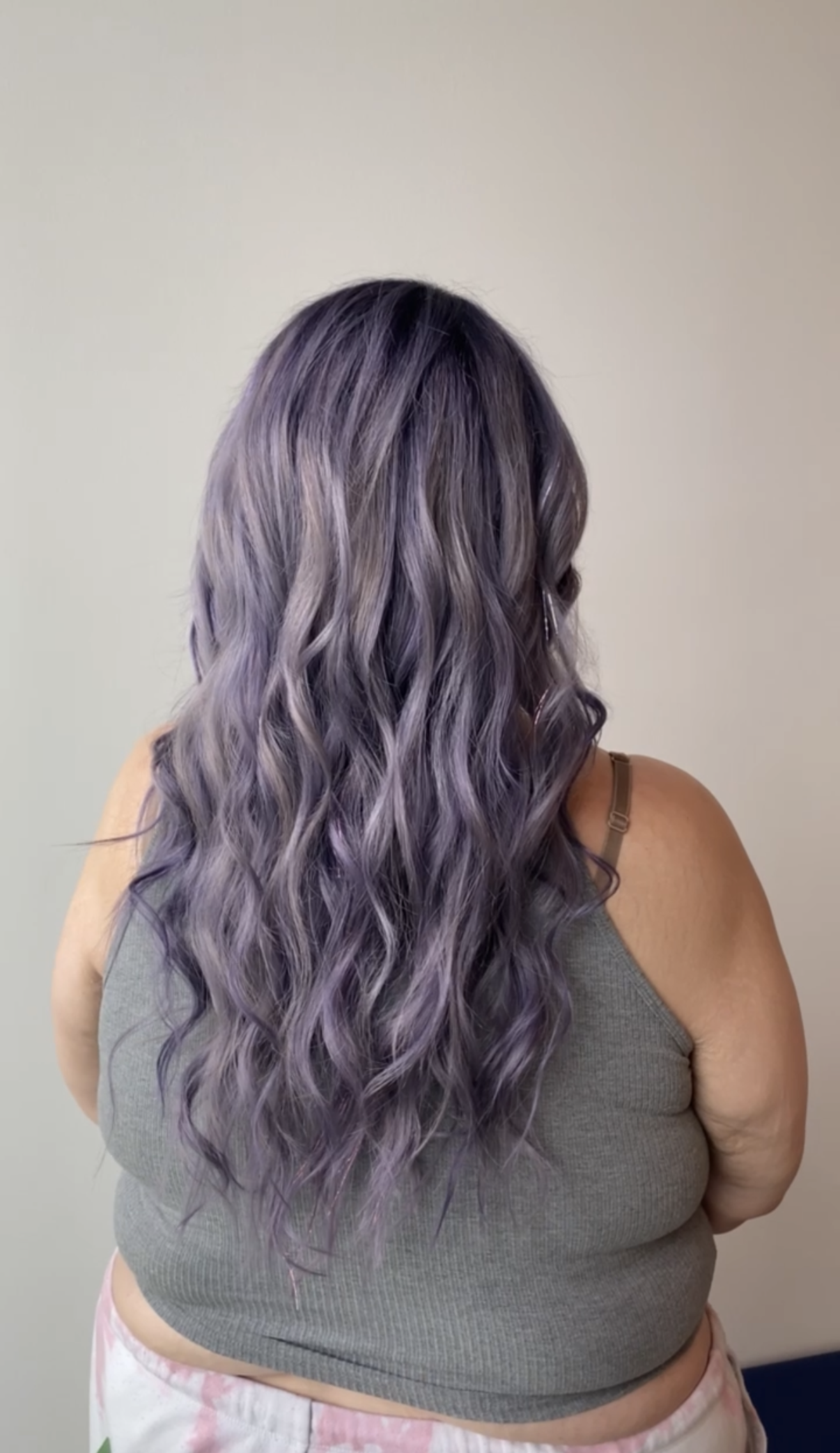 With haircut and K-Tip Extensions 