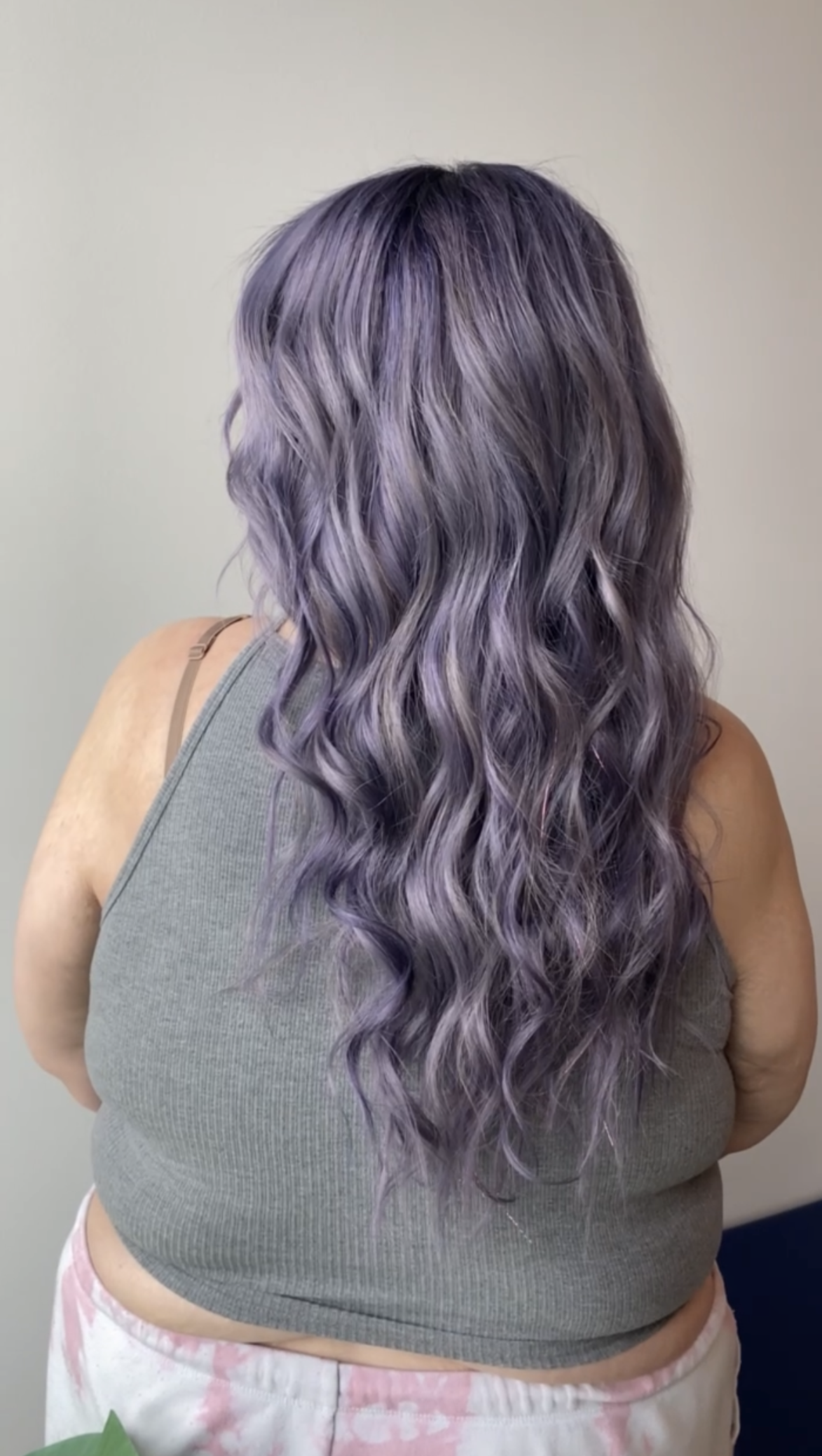 With haircut and K-Tip Extensions