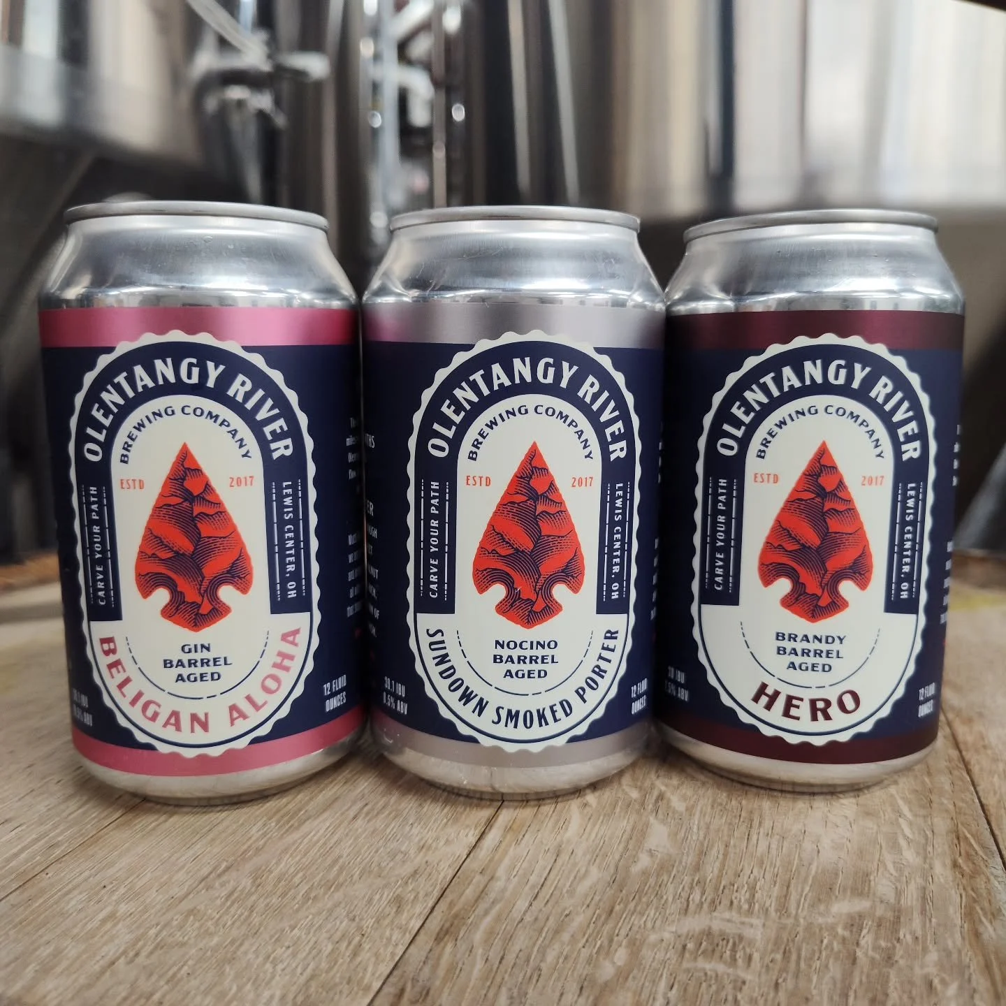 We have quite the lineup for this weekend, but we can't forget the beers! Our anniversary barrel-aged projects will be available in the taproom or in 4-packs to go when the doors open on Saturday! Big thanks to @watersheddistillery for the barrels!

