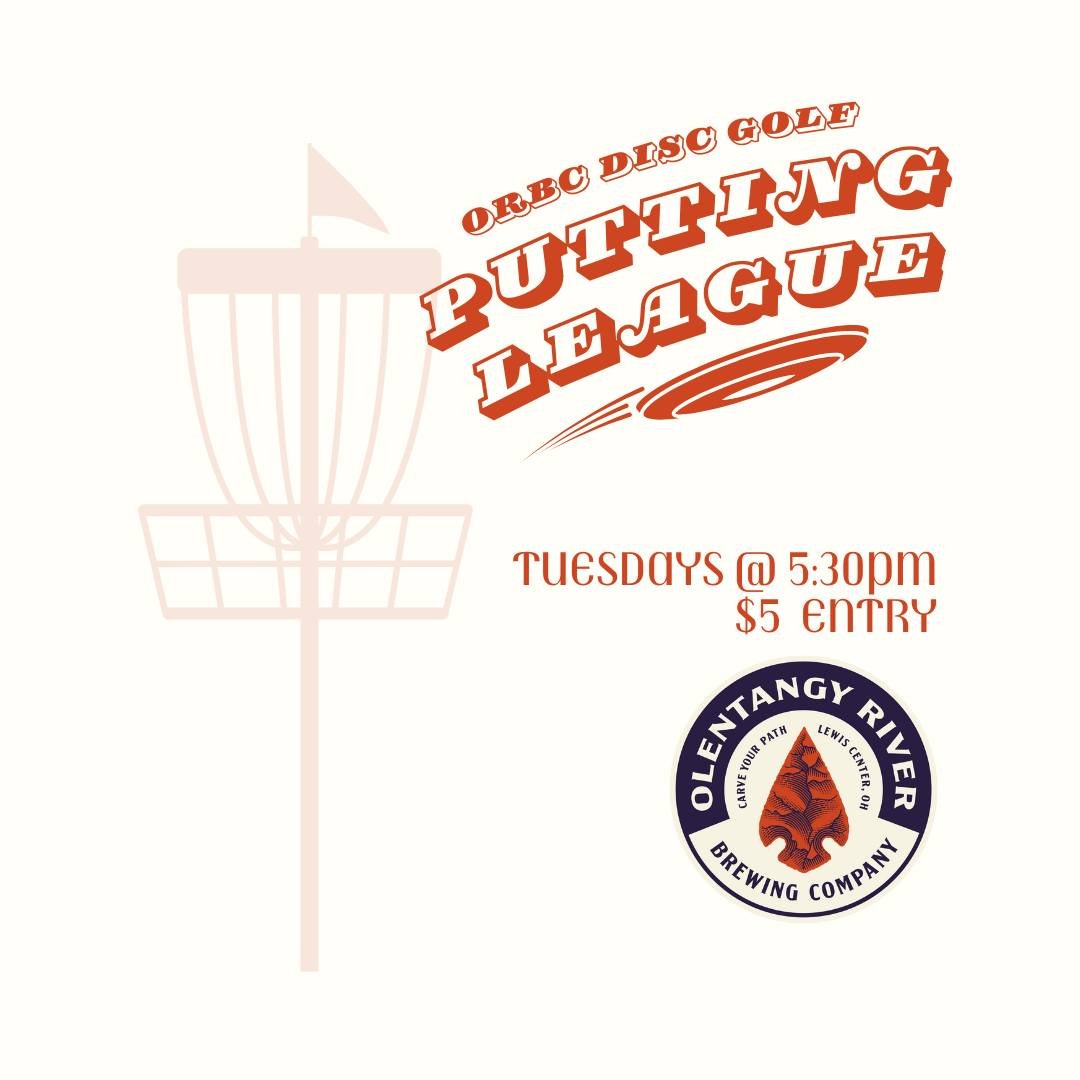 Disc Golf Putting League is back for the winter, and will run until Spring!

Bring 2 discs and $5 and we will match you up with a random partner for a chill (but warm) time of slinging discs! All skill levels are welcome and encouraged. This is an in
