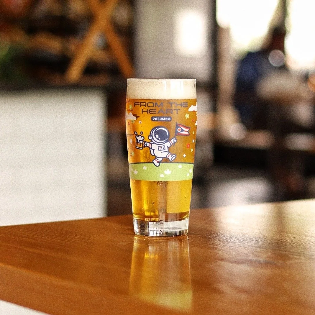 Today kicks off Ohio On Tap Week and in collaboration with breweries all over the state of Ohio, here is our iteration of "From the Heart." 
. 
This beer is an English Summer Ale that embodies a gold and light finish with "bready"