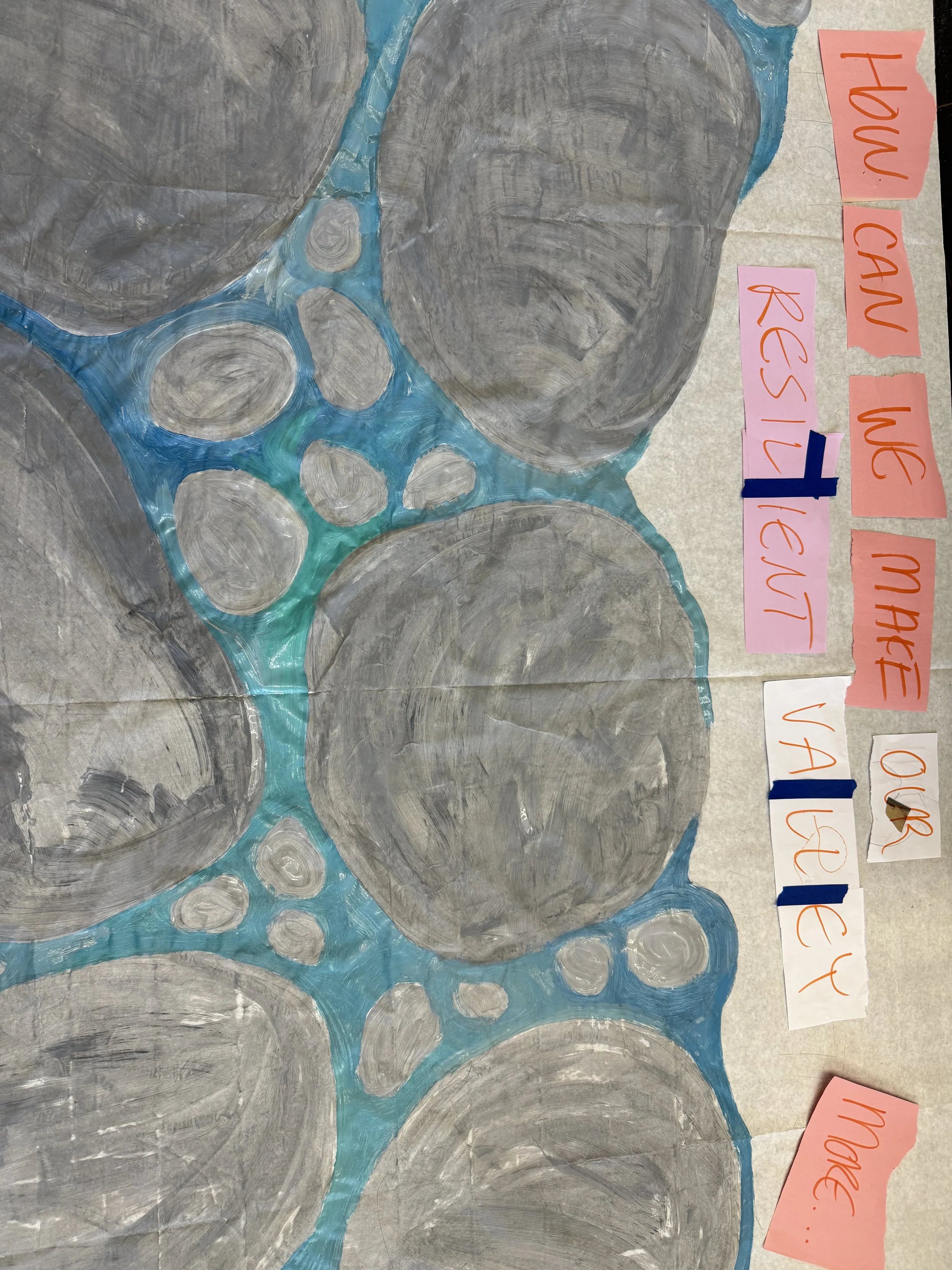 Pics from my mural project for Resilient Valley in May 2026