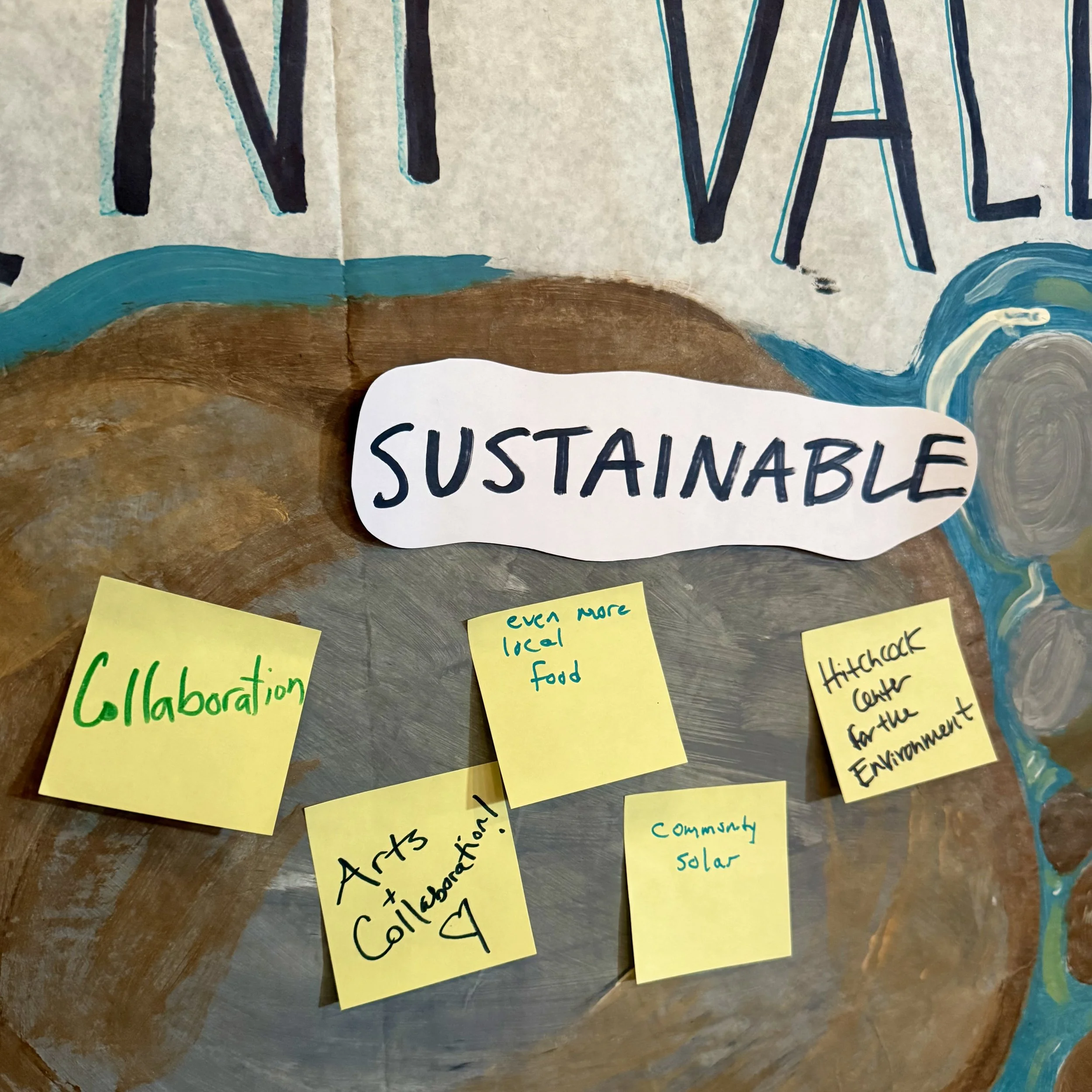 Pics from my mural project for Resilient Valley in May 2026