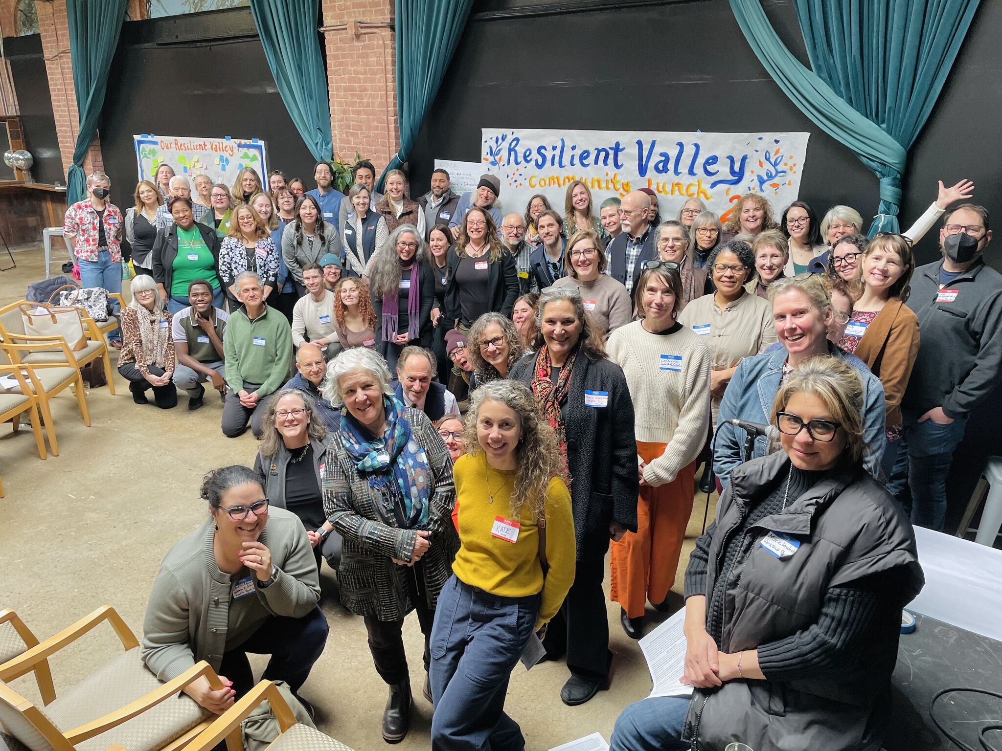 Pics from Resilient Valley's First Community Lunch