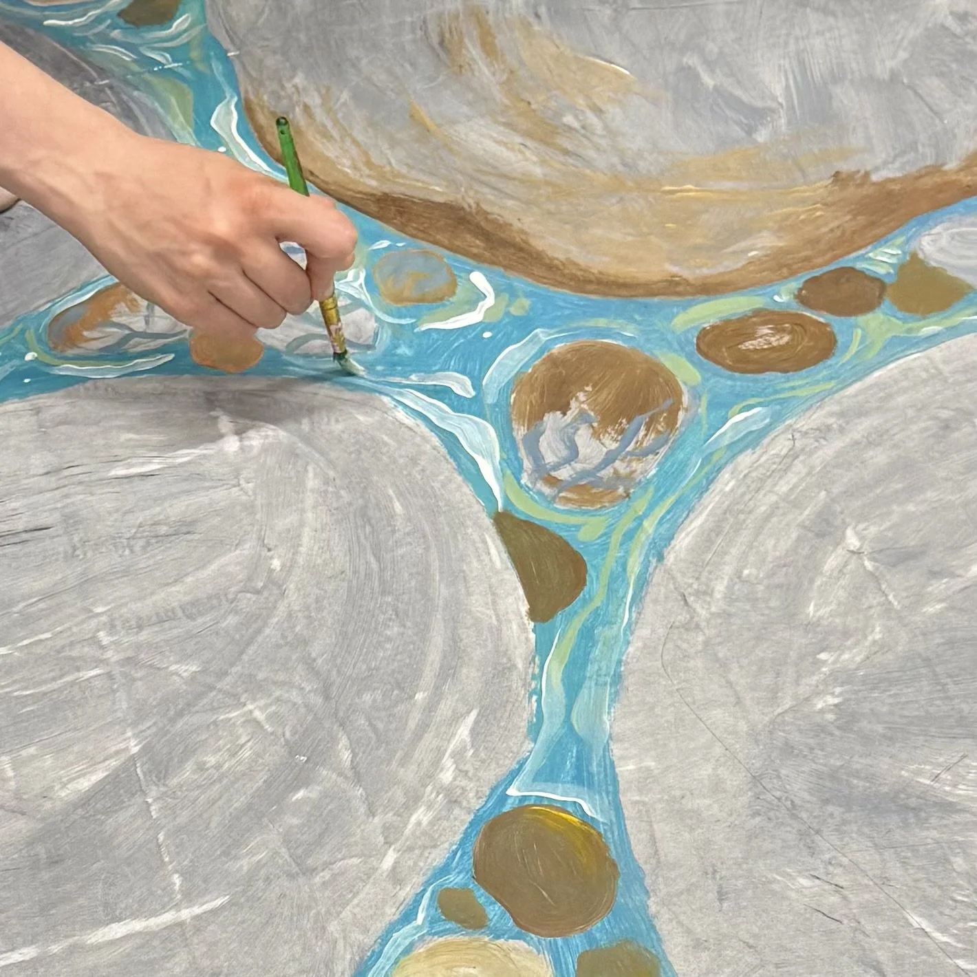 Pics from my mural project for Resilient Valley in May 2026