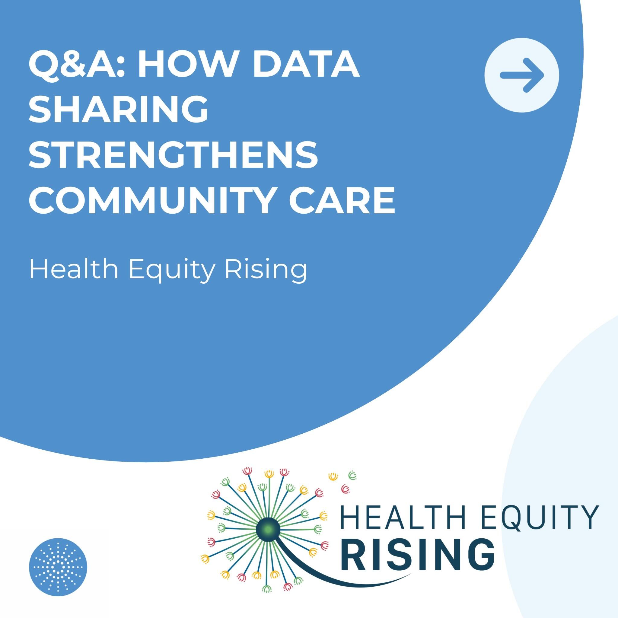 Health Equity Rising now has a featured storyboard on @connectingforbetterhealth and their website! We are excited to share our thoughts and learnings on data exchange as a Community Information Exchange-model network.