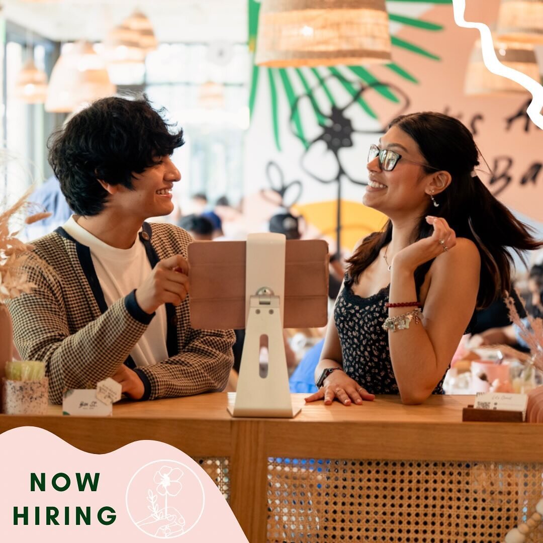 📣 NOW HIRING!
We&rsquo;ve been receiving some DMs asking if we&rsquo;re hiring &amp; wanted you to be the 1st to know about our AVAILABLE positions at BOTH locations! 

✨ All the deets are above! ✨
Scroll through to see which positions are available