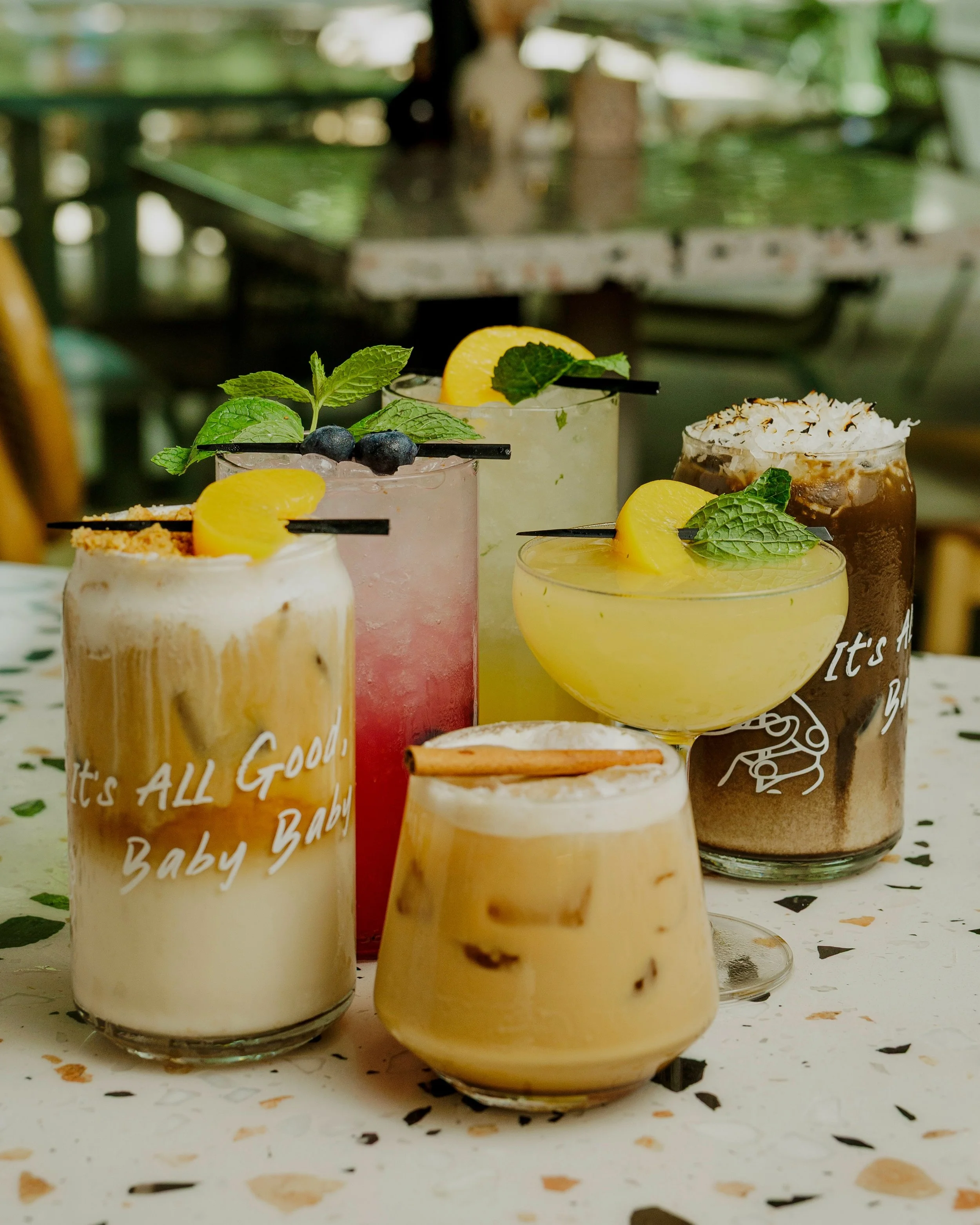 NEW SPECIALS JUST DROPPED
Swipe 👉🏽 for details 

Available at all location through August &amp; September ✨ 

📍 Hemisfair, La Cantera, Portico at Shaenfield
🕘 All Locations Open Daily, 9am-4pm
🥂 Happy Hour, Monday-Friday, 2-4pm

Walk-ins Welcome