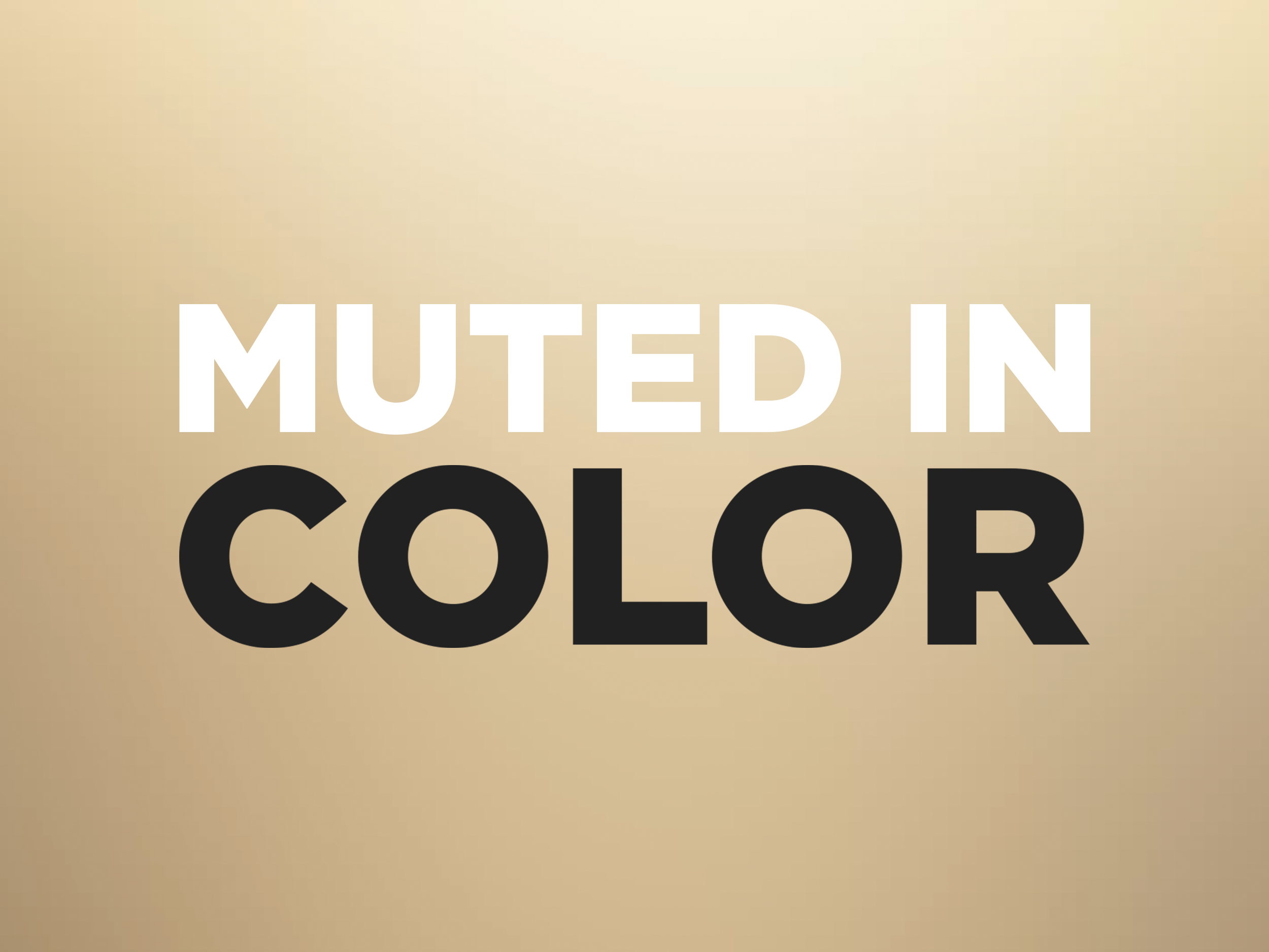 Muted In Color (Lyric Video)