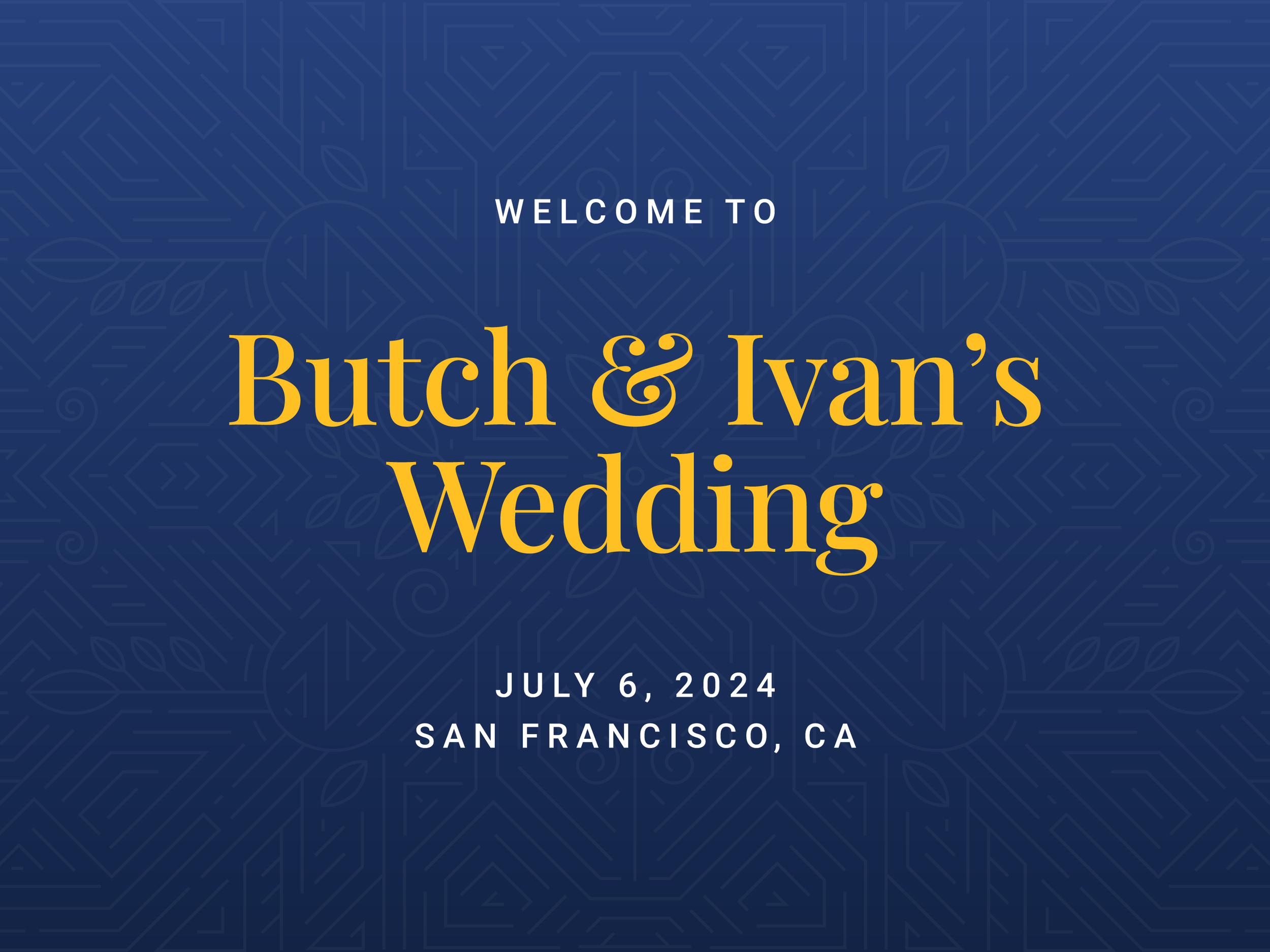 Butch & Ivan's Wedding