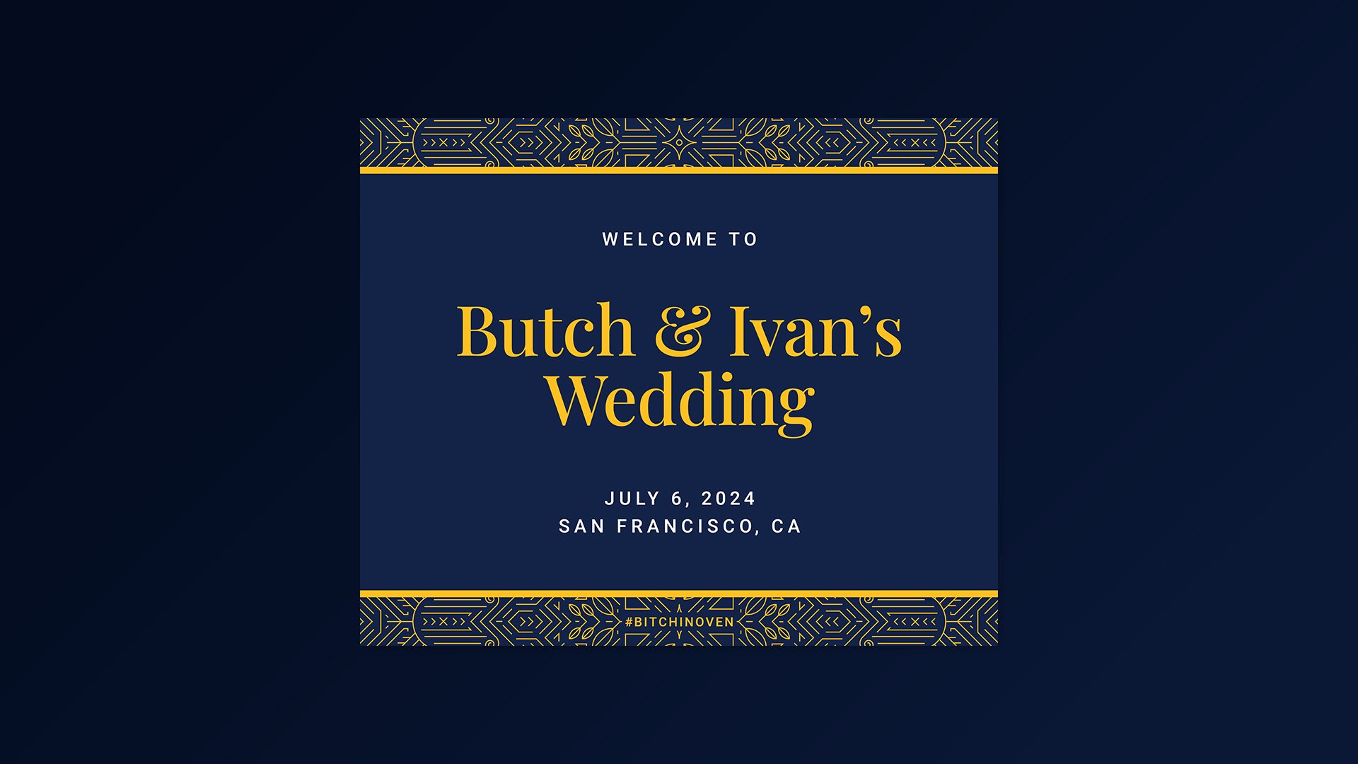 Butch & Ivan's Wedding
