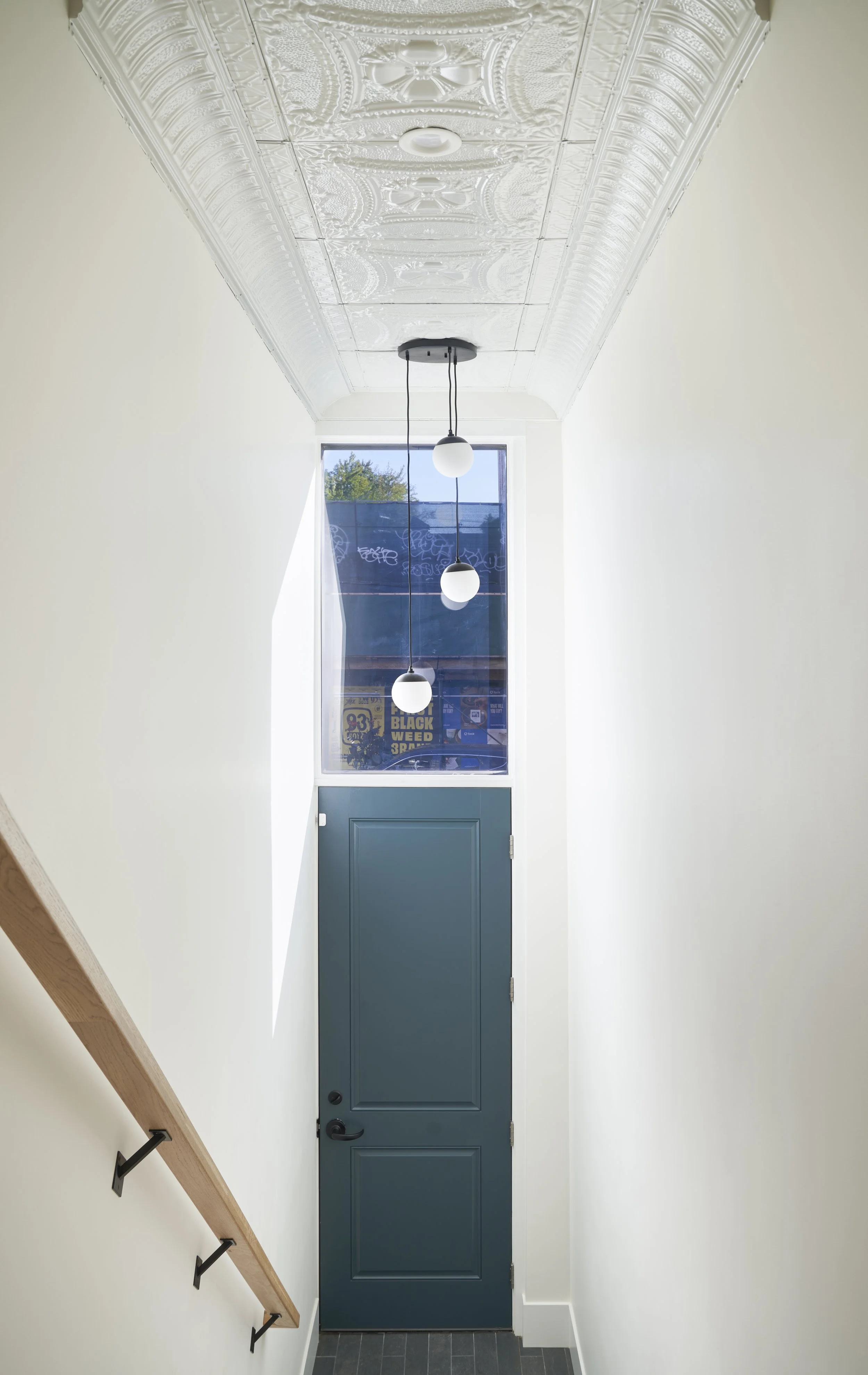 Mixed-Use Retail Residential Multifamily Landmark Tin Ceiling Chicago Urban Adaptive Reuse