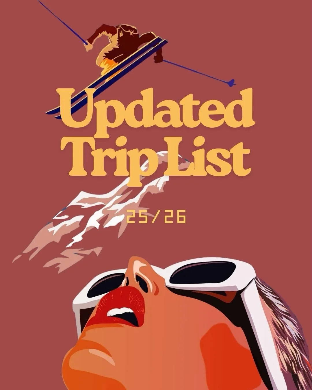 UPDATE YOUR CALENDARS: 

New Dates Announced! Check out the revised schedule for upcoming trips and our apologies for any inconvenience!
❄️❄️❄️🥶❄️❄️❄️❄️