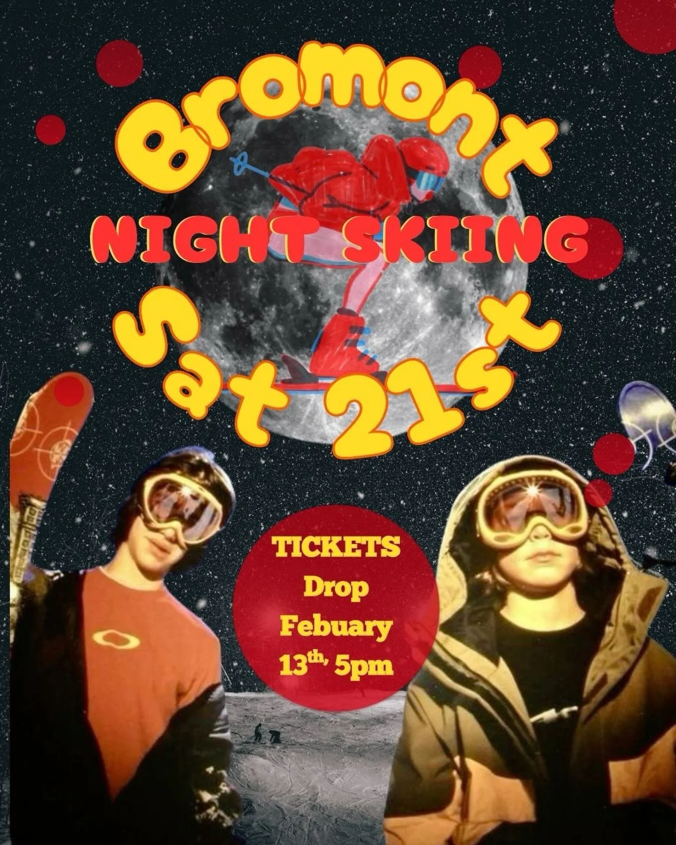 The beloveded NUIT BLANCHE is BAAAACK🫨

Next Saturday we are heading to BROMONT for some much needed night skiing. 
🌕
Skiing under the stars, DJs and fun lights all throughout the trails you won&rsquo;t want to miss it. ❄️❄️

MORE ON THAT&hellip;..