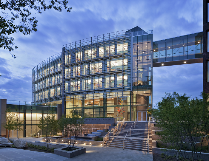 LEED Gold certified Simons Center with VS1 curtain wall scopes