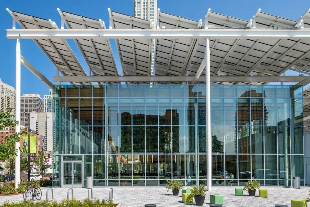 LEED Platinum certified McDonalds Flagship location with VS1 facade