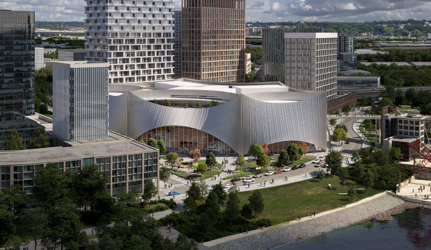 New TPAC rendering in Nashville with VS1 facades and tube screen
