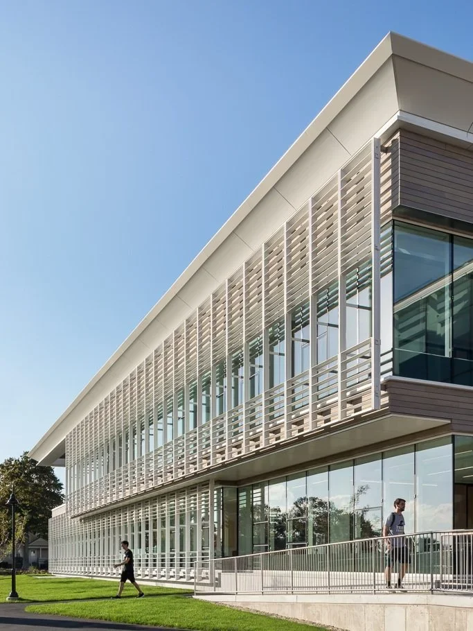 Friar Development Center with exterior VS1 sunshade attachments