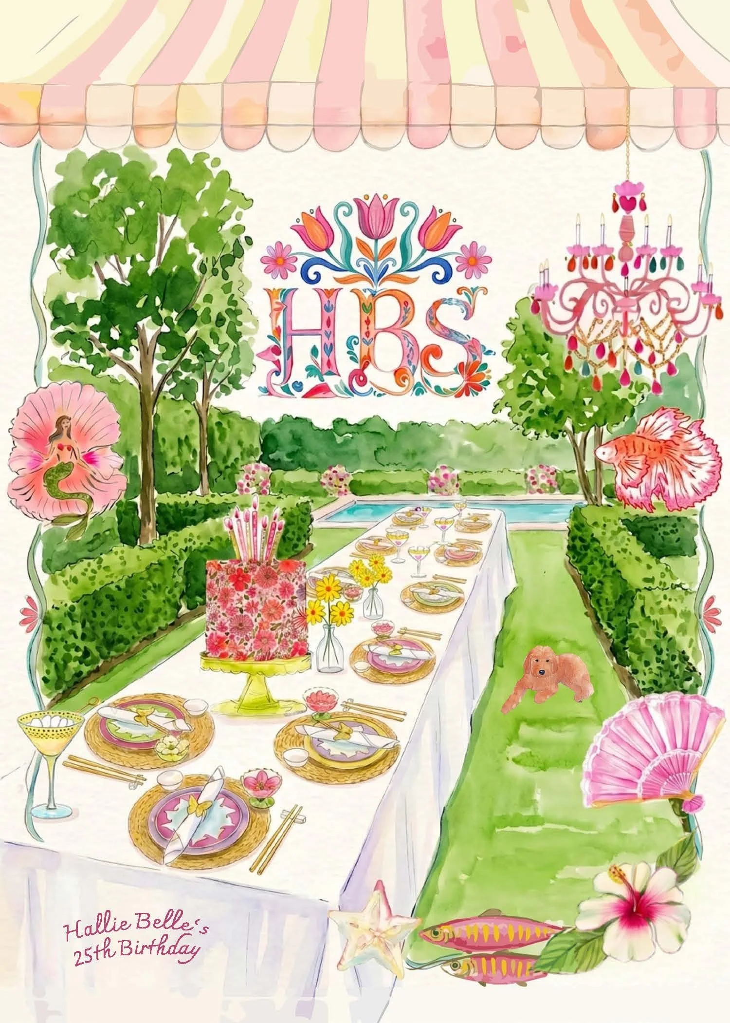 Omakase Dinner Party Menu Cover