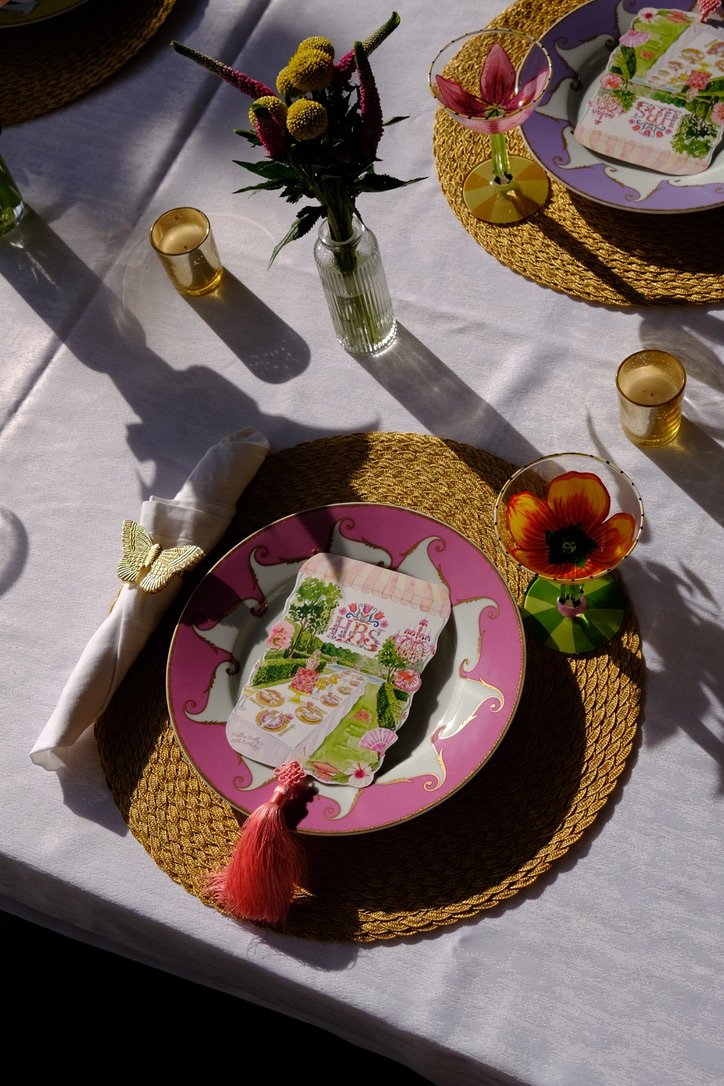 Omakase Dinner Party Menu Cover